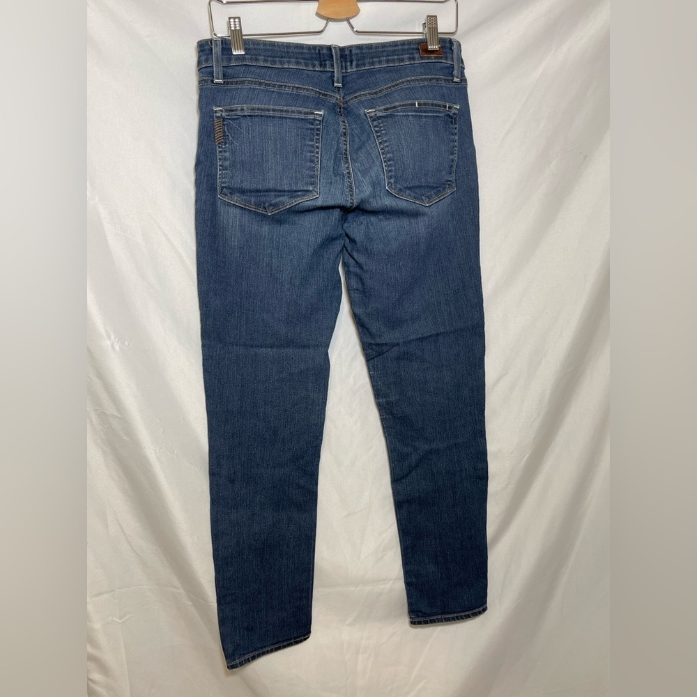 PAIGE Kylie Crop Jeans Size 30 Mid Rise Skinny Crop Blue Denim - Picture 5 of 8